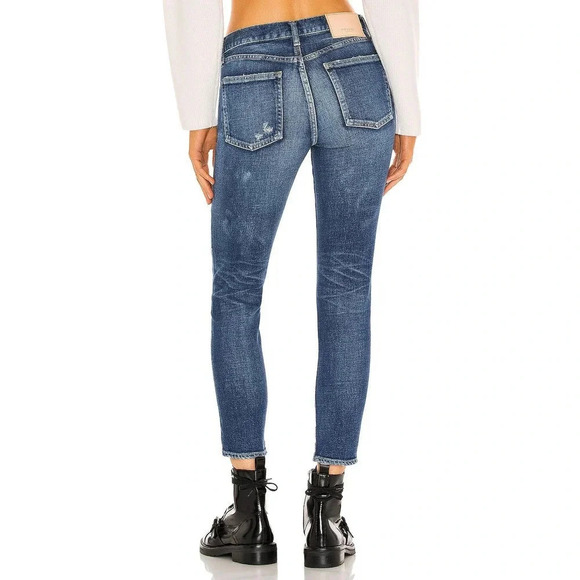 MOUSSY VINTAGE Falkner Skinny Denim Jeans Dark Blue Size 26 - Picture 3 of 8